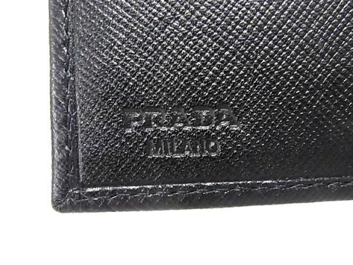 楽天市場】□新品同様□ PRADA プラダ サフィアーノレザー 二つ折り  