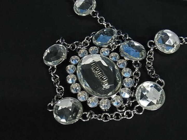 楽天市場】□極美品□ miumiu ミュウミュウ ラパン ナッパクリスタル  