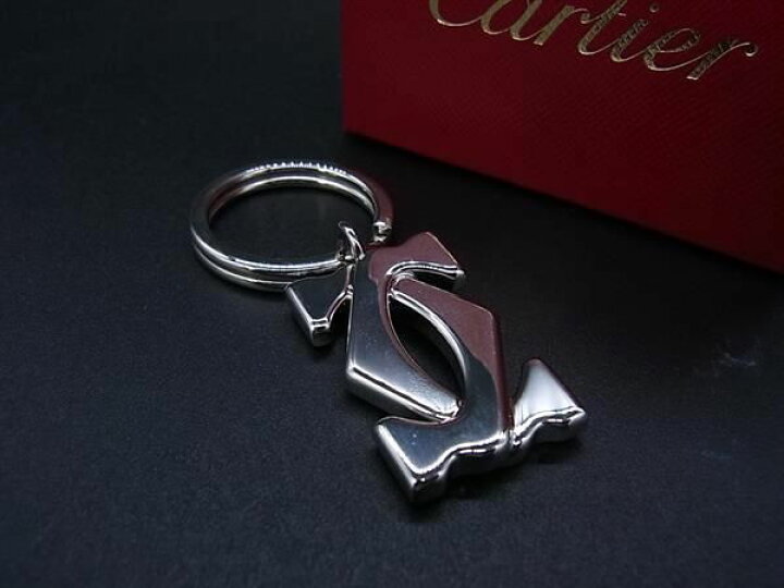 楽天市場】□新品□未使用□ Cartier カルティエ 2Cロゴ キーホルダー 