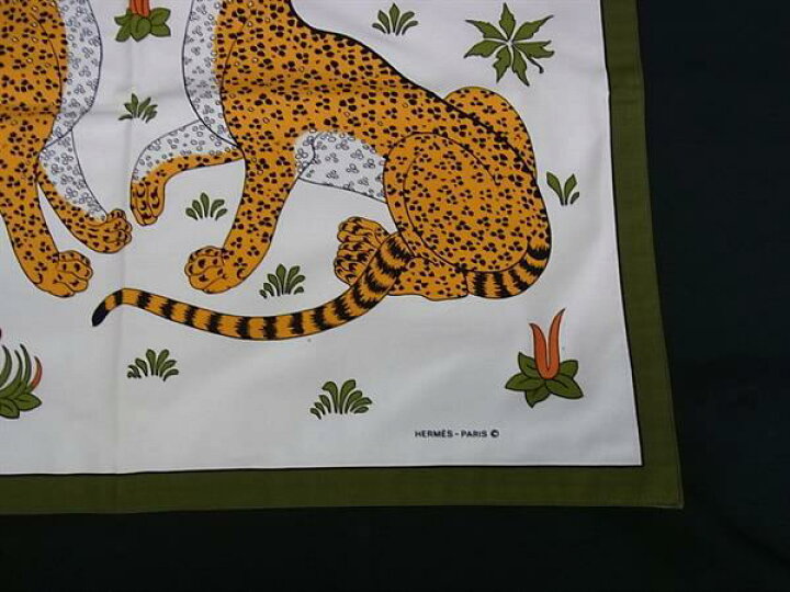 楽天市場】□極美品□HERMES エルメス コットン100％ レオパード  