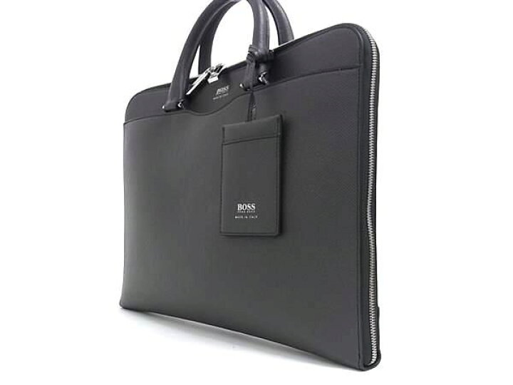 楽天市場】□新品同様□ HUGO BOSS ヒューゴボス レザー ハンドバッグ 