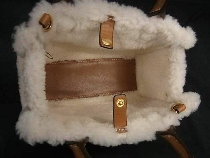 楽天市場】□新品□未使用□ TORY BURCH トリーバーチ ラムレザー×ボア 