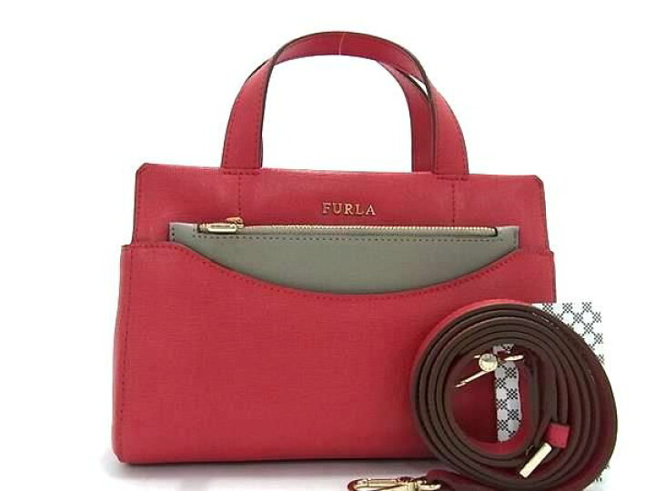 楽天市場】□極美品□ FURLA フルラ レザー ポーチ付き 2WAY  