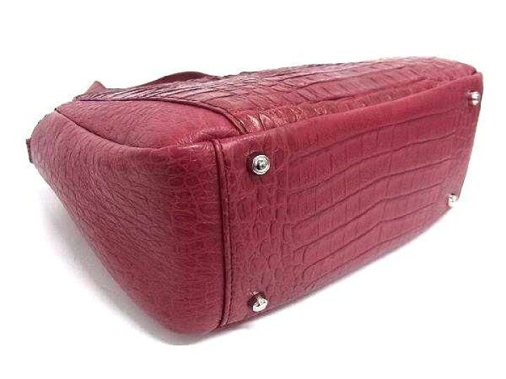 □新品□未使用□ RODANIA ロダニア クロコダイル×クロコダイル型押し  