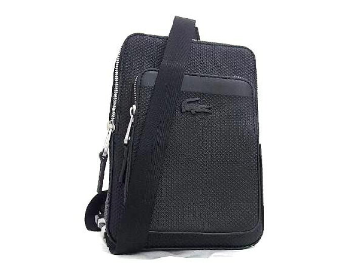 楽天市場】□新品□未使用□ LACOSTE ラコステ PVC ボディバッグ 