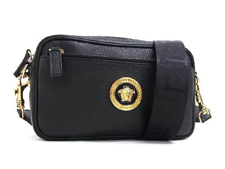 楽天市場】□極美品□ VERSACE ヴェルサーチ メデューサ レザー クロス 