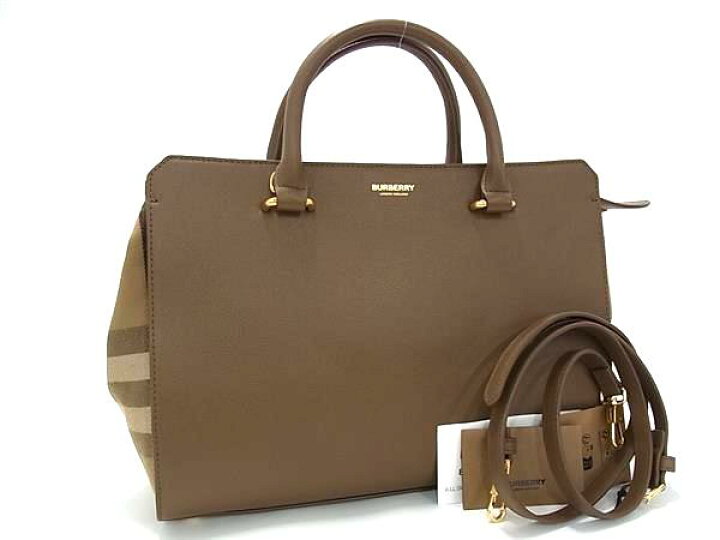 楽天市場】□新品□未使用□ BURBERRY バーバリー ノバチェック レザー 