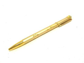 ■極美品■ MIKIMOTO ミキモト 本真珠 アコヤ真珠 パール 約4mm ツイスト式 ボールペン 筆記用具 文房具 ゴールド系 DM9969