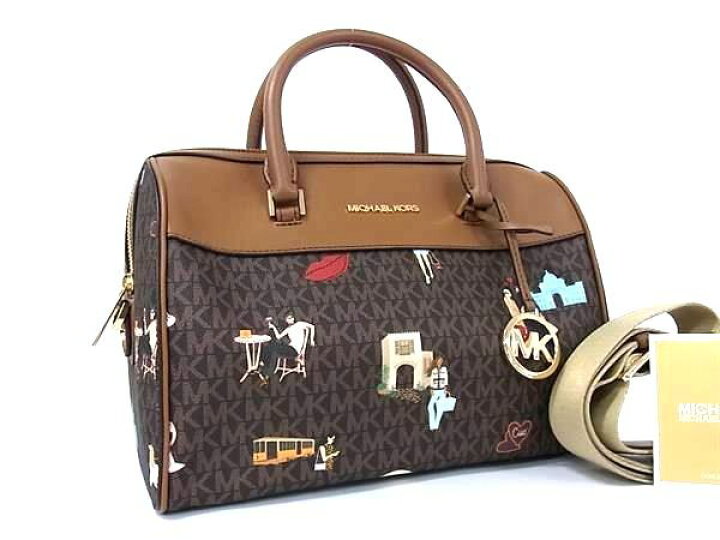 楽天市場】□新品□未使用□ MICHAEL KORS マイケルコース MK柄 PVC 