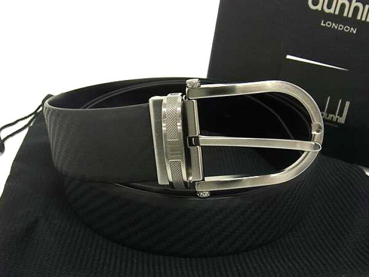 楽天市場】□新品□未使用□ dunhill ダンヒル レザー ベルト 表記  