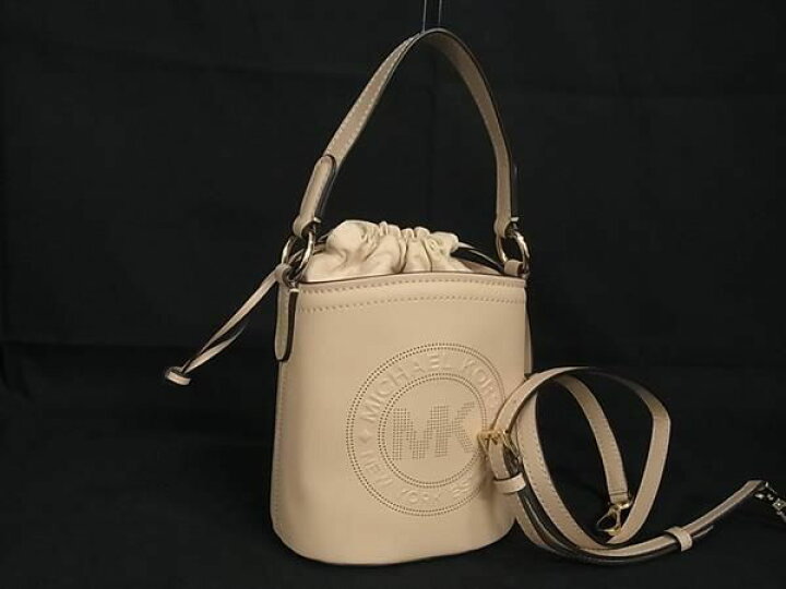楽天市場】□新品□未使用□ MICHAEL KORS マイケルコース レザー 巾着  