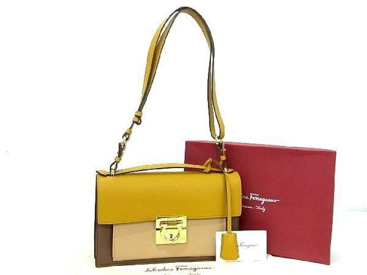 楽天市場】□新品同様□ Salvatore Ferragamo フェラガモ AB-21G179 