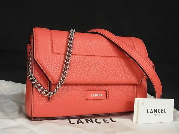 楽天市場】□新品□未使用□ LANCEL ランセル レザー チェーン クロス 