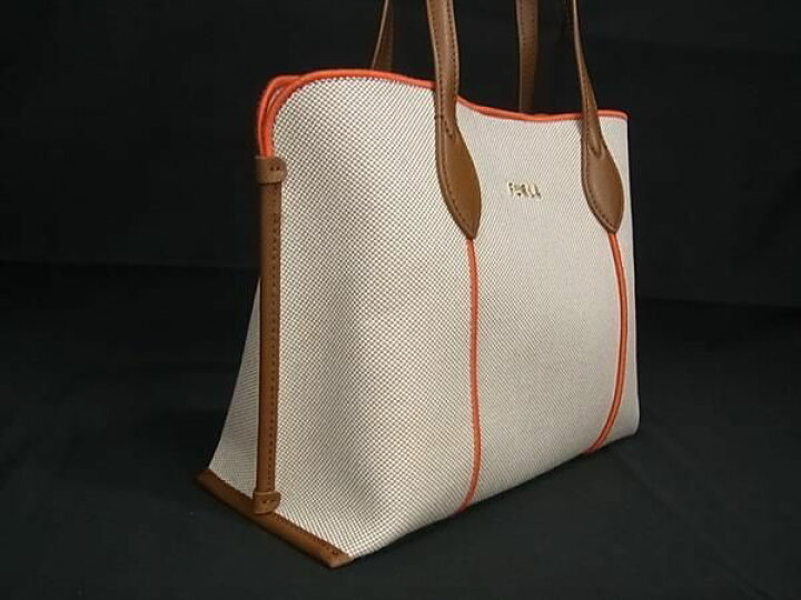 楽天市場】□新品□未使用□ FURLA フルラ キャンバス×レザー 