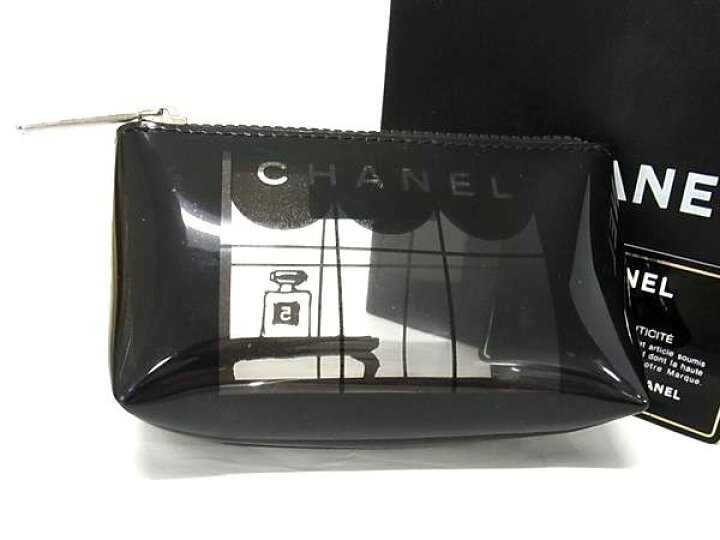 楽天市場】□極美品□ CHANEL シャネル ココマーク PVC ポーチ マルチ  