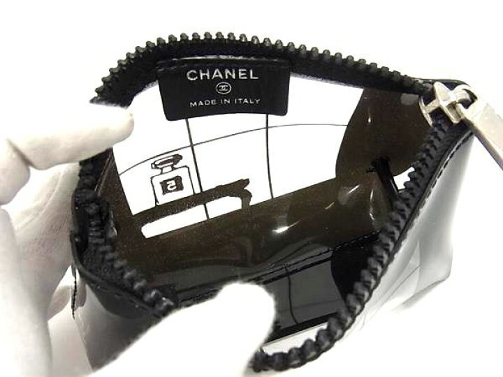 楽天市場】□極美品□ CHANEL シャネル ココマーク PVC ポーチ マルチ  
