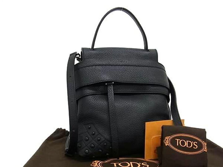 楽天市場】□新品同様□ TODS トッズ ウェーブ レザー リュックサック  
