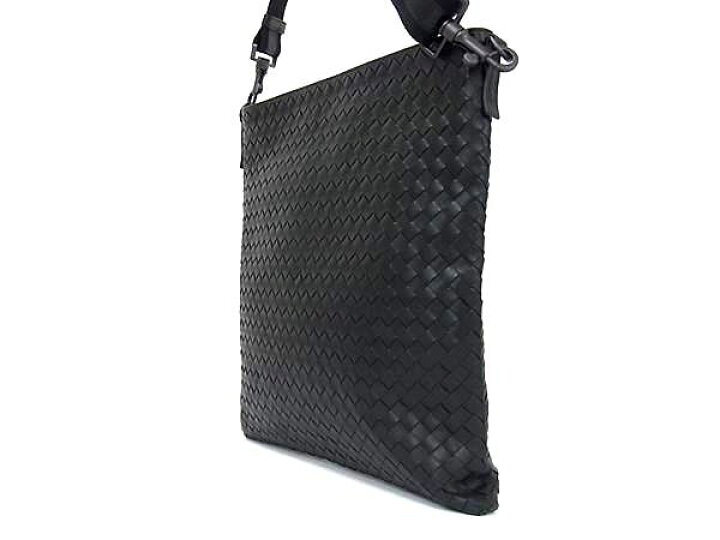 楽天市場】□極美品□ BOTTEGA VENETA ボッテガヴェネタ イントレチャート クロスボディ ショルダーバッグ メンズ ブラック系  FB0748 : pleasure-Store 楽天市場店 極美品 ボッテガヴェネタ イントレチャート ショルダーバッグ クロスボディ