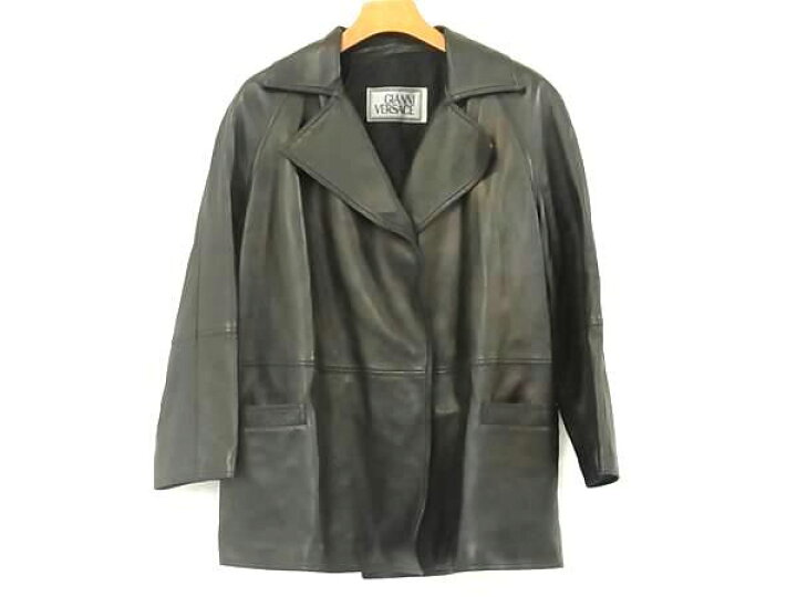 楽天市場】□美品□ GIANNI VERSACE ジャンニ ヴェルサーチ レザー 