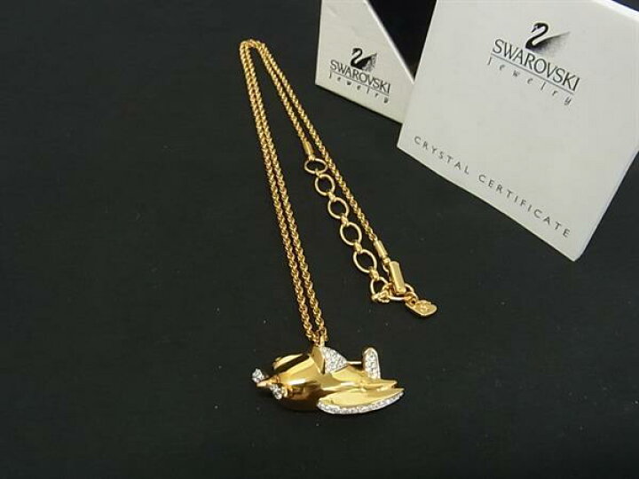 楽天市場】□美品□ SWAROVSKI スワロフスキー 飛行機 ラインストーン 