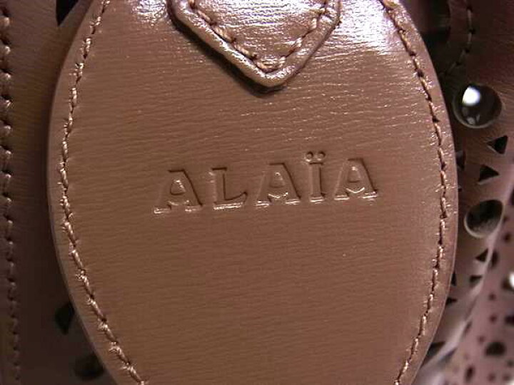 楽天市場】□新品同様□ ALAIA アライア ローズマリー レザー ワン 