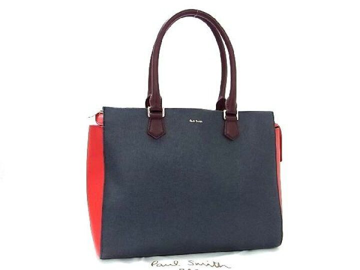 楽天市場】□新品□未使用□ Paul Smith ポールスミス レザー トート 
