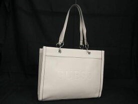 ■極美品■ GUESS ゲス レザー トートバッグ ショルダーバッグ レディース ベージュ系 AU0654