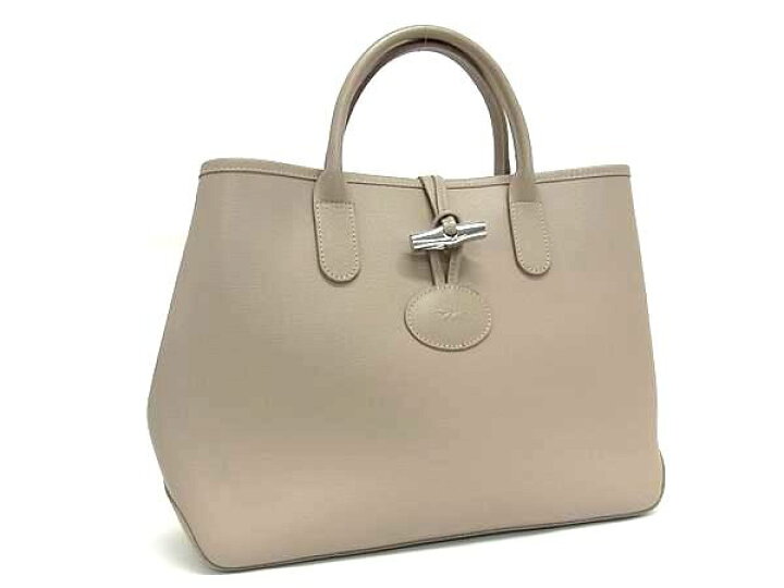 楽天市場】□極美品□ LONGCHAMP ロンシャン ロゾ レザー ハンドバッグ 