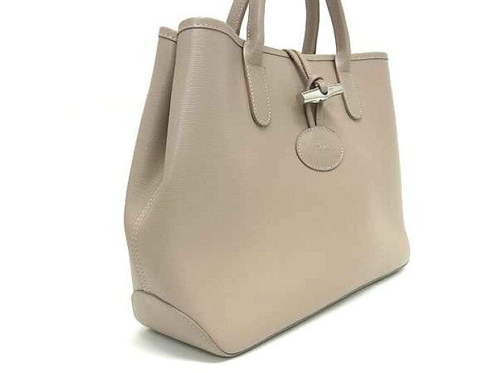 楽天市場】□極美品□ LONGCHAMP ロンシャン ロゾ レザー ハンドバッグ 