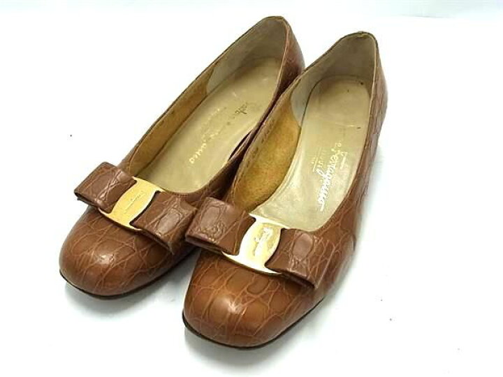 楽天市場】□美品□ Salvatore Ferragamo フェラガモ ヴァラリボン 