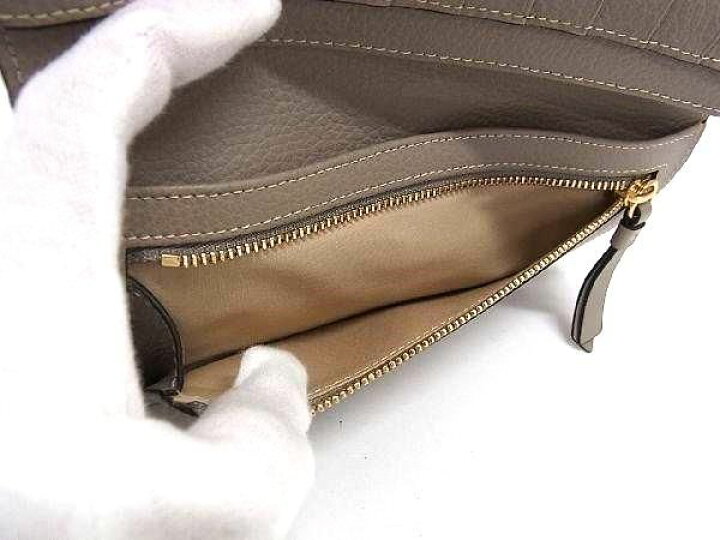 楽天市場】□極美品□ Chloe クロエ ダリル レザー 二つ折り 長財布 