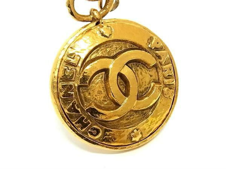 楽天市場】□美品□ CHANEL シャネル ココマーク 2 8 ミラーネックレス 