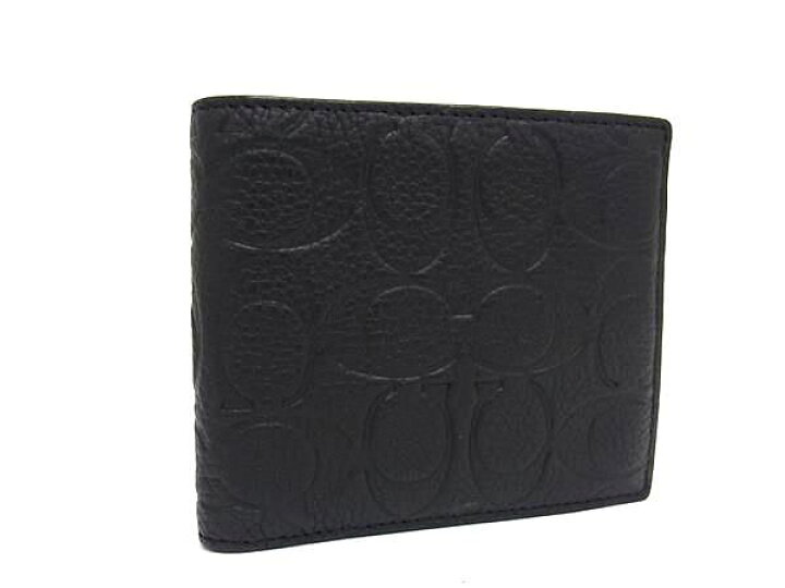 極美品 レア 海外限定 COACH コーチ 長財布 財布 黒 ブラック 