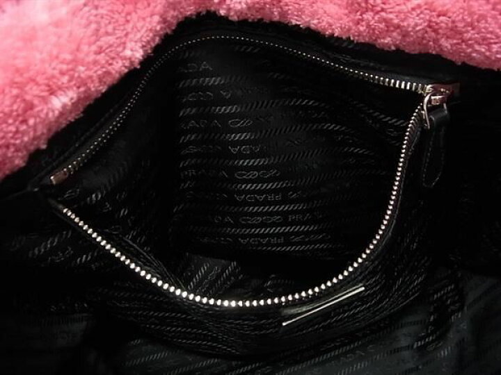 楽天市場】□新品□未使用□ PRADA プラダ テリー ファー トートバッグ 