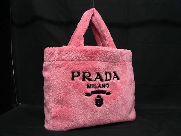 楽天市場】□新品□未使用□ PRADA プラダ テリー ファー トートバッグ 