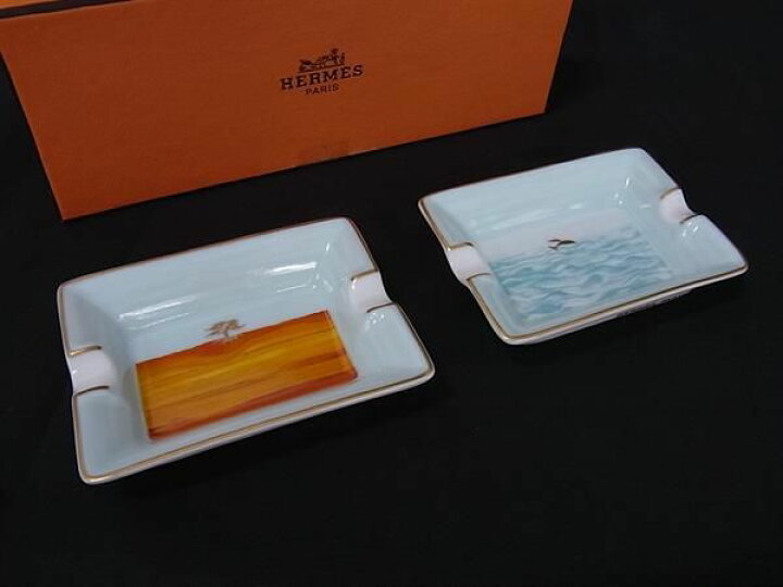 楽天市場】□美品□ HERMES エルメス プレート 灰皿 アッシュトレイ 2 