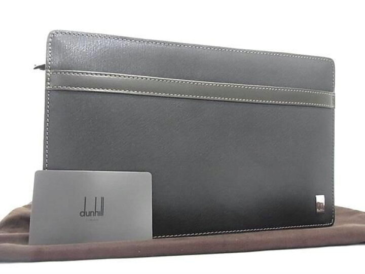 楽天市場】□新品□未使用□ dunhill ダンヒル レザー クラッチバッグ 
