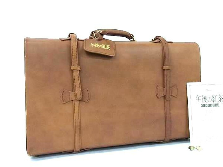 楽天市場】□美品□ コイズミトランク 午後の紅茶 レザー トランク 