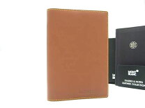MONTBLANC レザー手帳カバー ベージュ