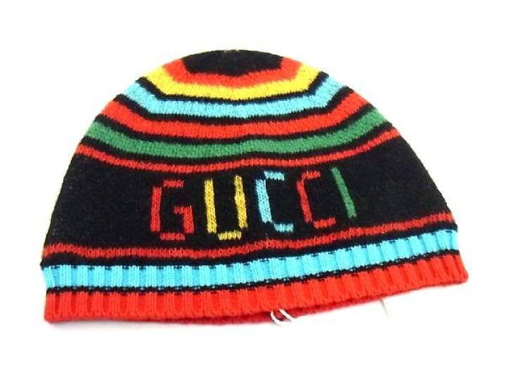 楽天市場】□新品□未使用□ GUCCI グッチ ウール100％ ニット帽 