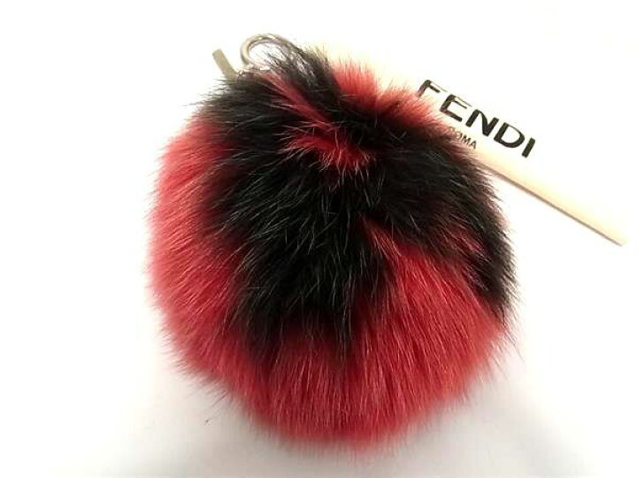 楽天市場】□美品□ FENDI フェンディ ファー イニシャル ポンポン  