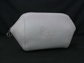 DIOR ディオール PVC ポーチ マルチケース 小物入れ レディース メンズ ライトグレー系 DH4291