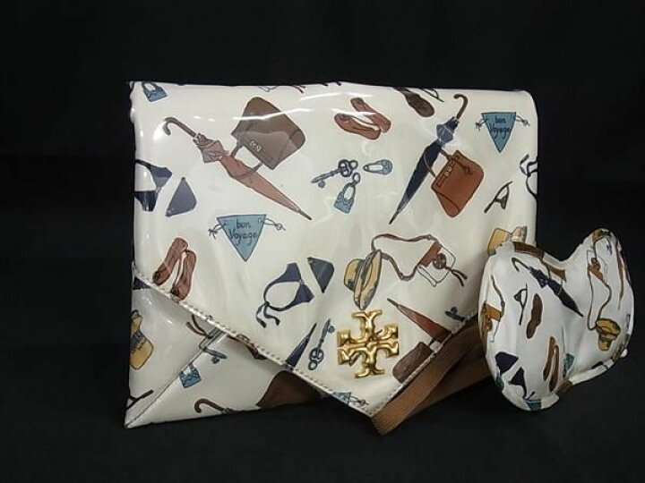 楽天市場】□美品□ TORY BURCH トリーバーチ PVC キャンバス 総柄 