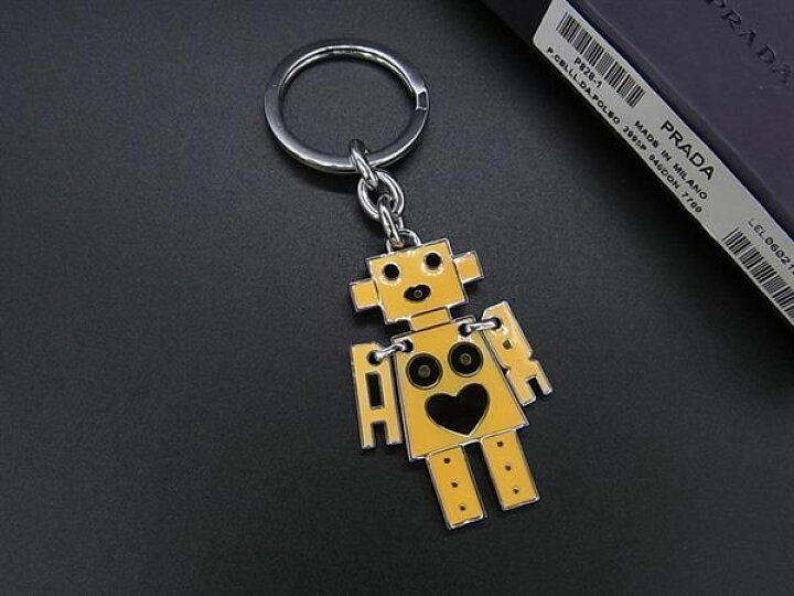 楽天市場】□新品□未使用□ PRADA プラダ ロボット キーホルダー  