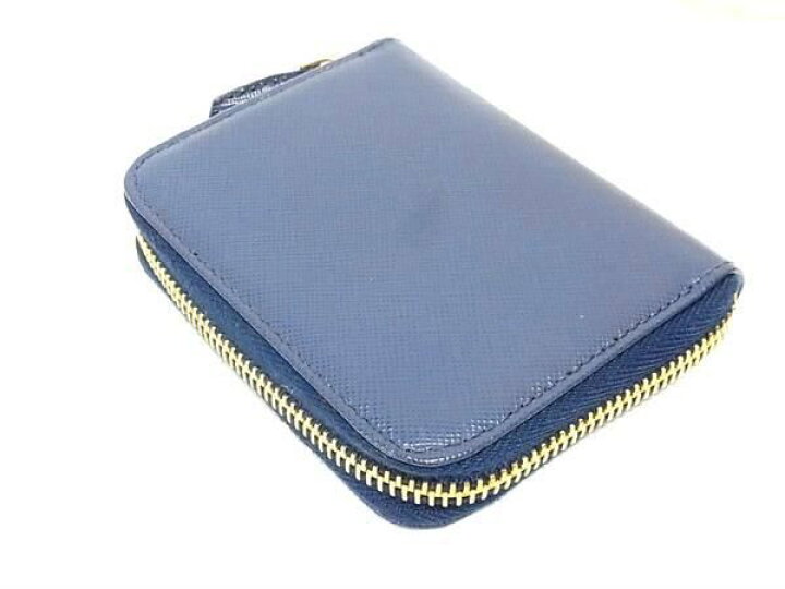 楽天市場】□極美品□ PRADA プラダ 1MM268 サフィアーノレザー コイン 