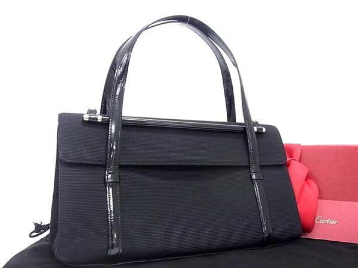 楽天市場】□美品□ Cartier カルティエ カボション キャンバス 