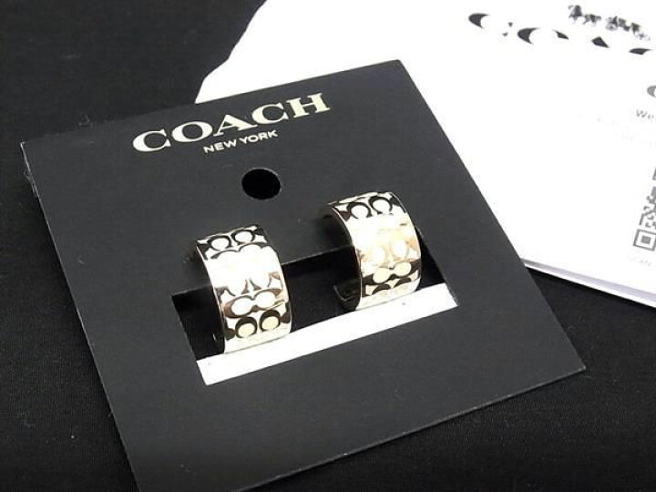 楽天市場】□極美品□ COACH コーチ シグネチャー ピアス アクセサリー 