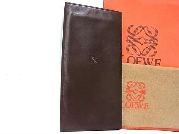 楽天市場】□新品同様□ LOEWE ロエベ アナグラム ナッパレザー 二  