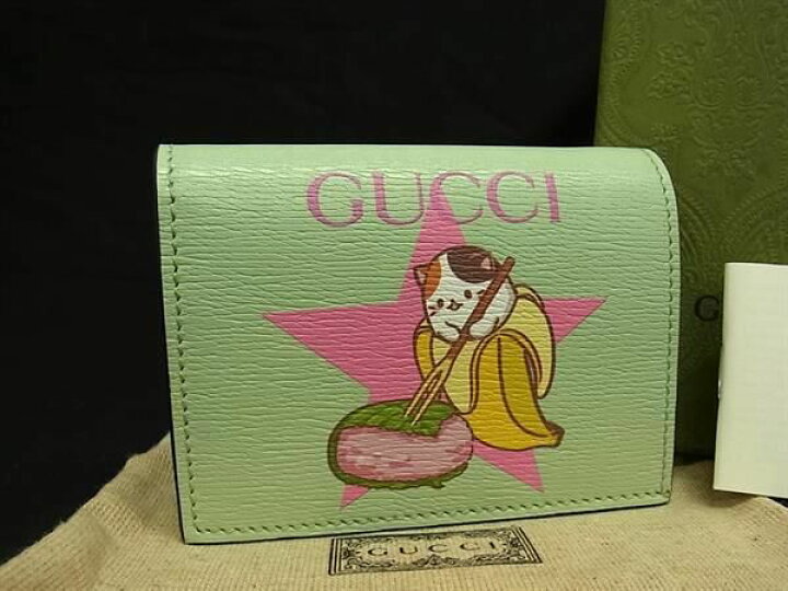 楽天市場】□新品同様□ GUCCI グッチ 701009 2067 ばなにゃ 桜餅 