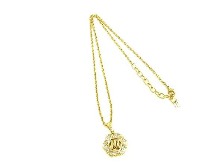 楽天市場】□美品□ NINA RICCI ニナリッチ ラインストーン ネックレス 